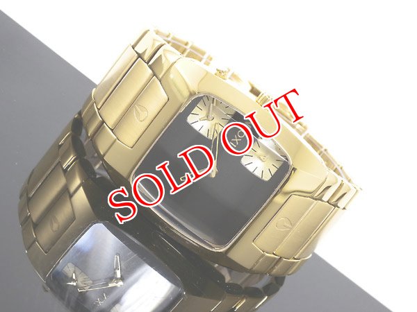 画像1: NIXON ニクソン THE BANKS メンズ腕時計 GOLD/BLACK A060-510 (1)