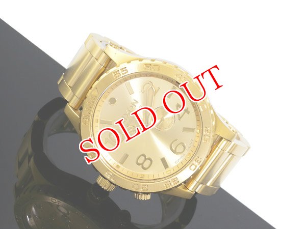 画像1: NIXON ニクソン 腕時計 51-30 ALL GOLD A057-502 (1)