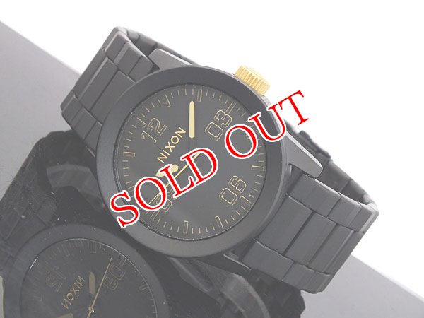 画像1: NIXON ニクソン 腕時計 PRIVATE SS A276-1041 MATTE BLACK GOLD (1)