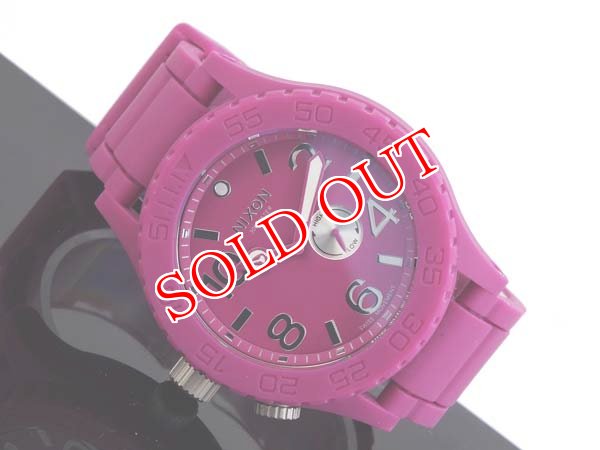 画像1: ニクソン NIXON メンズ 腕時計 RUBBER 51-30 A236-644 SHOCKING PINK (1)