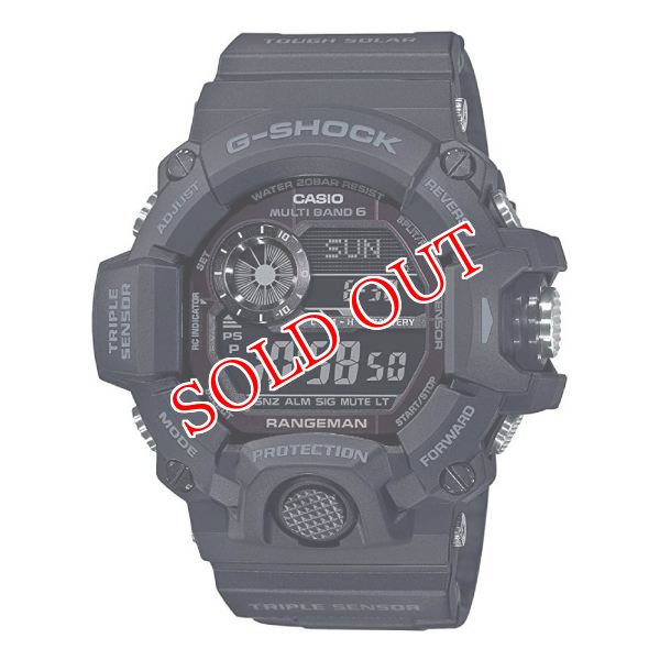 画像1: CASIO カシオ G-SHOCK G-ショック RANGEMAN レンジマン GW-9400-1B ブラック 腕時計 メンズ (1)