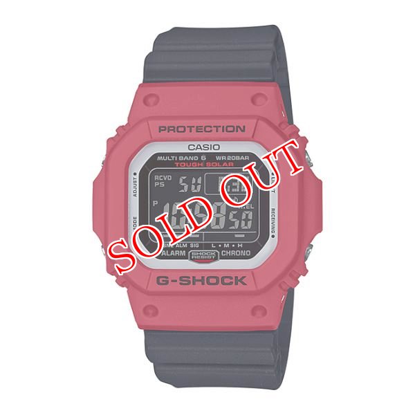 画像1: CASIO カシオ G-SHOCK ジーショック GW-M5610RB-4 電波 ソーラー ワールドタイム 腕時計 メンズ デジタル レッド ブラック (1)