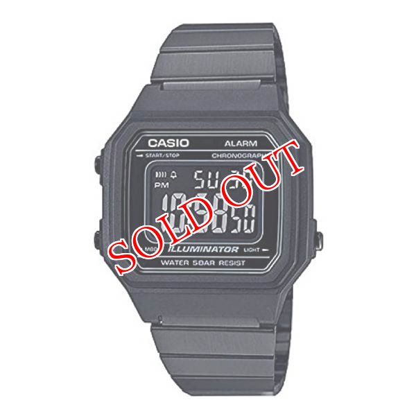 画像1: カシオ CASIO 腕時計 メンズ レディース B650WB-1B ブラック (1)