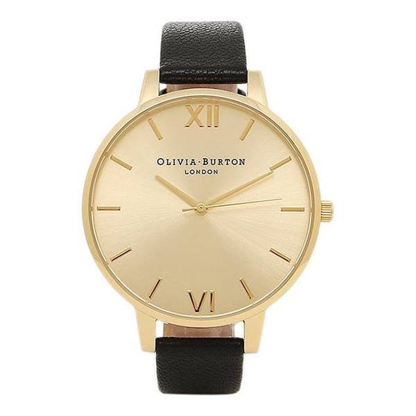 画像1: OLIVIA BURTON オリビアバートン BIG DIAL BLACK AND GOLD ゴールド×ブラック OB13BD06 腕時計 レディース (1)