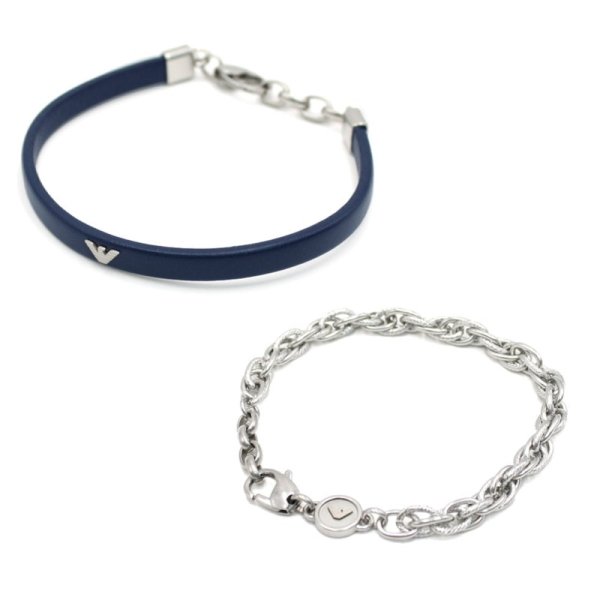 画像1: EMPORIO ARMANI エンポリオアルマーニ EGS2943SET セット ブレスレット BRACELET メンズ (1)