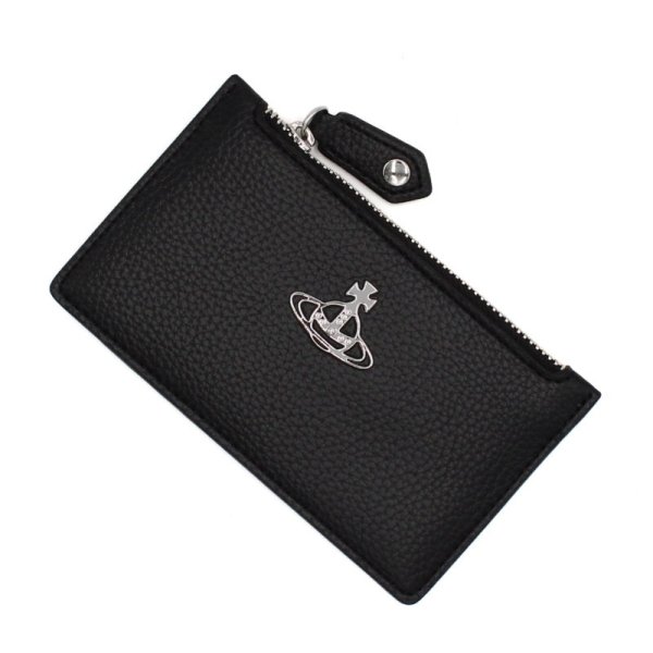 画像1: VIVIENNE WESTWOOD ヴィヴィアンウエストウッド 51110039-S000D-PF-N403 SLIM LONG CARD HOLDER カードホルダー 小銭入れ メンズ レディース (1)