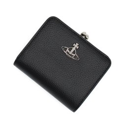 画像1: VIVIENNE WESTWOOD ヴィヴィアンウエストウッド 51010058U-S000D-N403 RE-VEGAN WALLET FR PKT 財布 2つ折り財布 レディース