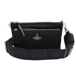 画像1: VIVIENNE WESTWOOD ヴィヴィアンウエストウッド 43030093-UW001Y-LA-N401 PENNY DOUBLE POUCH バッグ ショルダーバッグ ポーチ レディース