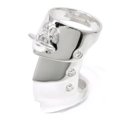 画像1: Vivienne Westwood ヴィヴィアン ウエストウッド 64030003-01P019 ARMOUR RING 指輪 リング レディース #XS