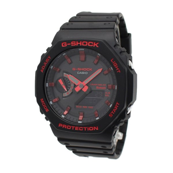 画像1: CASIO カシオ G-SHOCK Gショック GA-B2100BNR-1ADR ANALOG-DIGITAL GA-B2100 ソーラー Bluetooth 腕時計 ウォッチ メンズ (1)