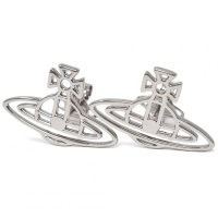 Vivienne Westwood ヴィヴィアン ウエストウッド 62010208-02W003 THIN LINES FLAT ORB EARRINGS ピアス レディース