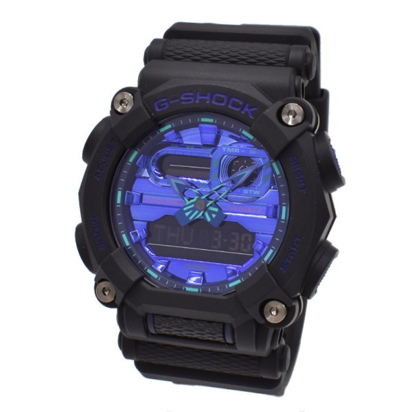 画像1: CASIO カシオ G-SHOCK Gショック GA-900VB-1A ANALOG-DIGITAL VIRTUAL BLUE Series 腕時計 ウォッチ メンズ (1)