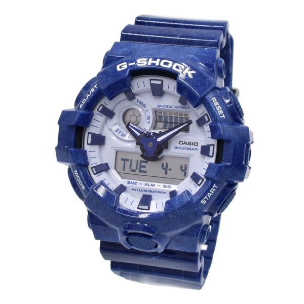 画像1: CASIO カシオ G-SHOCK Gショック GA-700BWP-2A ANALOG-DIGITAL GA-700 SERIES 腕時計 ウォッチ メンズ (1)