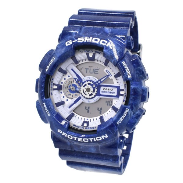 画像1: CASIO カシオ G-SHOCK Gショック GA-110BWP-2A ANALOG-DIGITAL 110 SERIES 腕時計 ウォッチ メンズ (1)