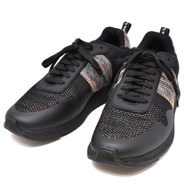 画像1: PAUL SMITH ポールスミス M2S RAP18 ANYL BLACK リフレクター メッシュ スニーカー #6 (1)