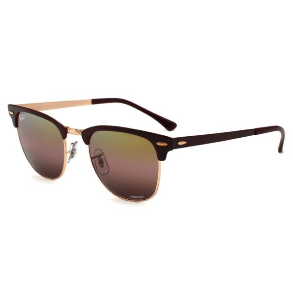 画像1: Ray-Ban レイバン 0RB3716 9253G9 51 クラブマスター CLUBMASTER ノーズパッド CHROMANCE 偏光レンズ メンズ レディース ユニセックス (1)