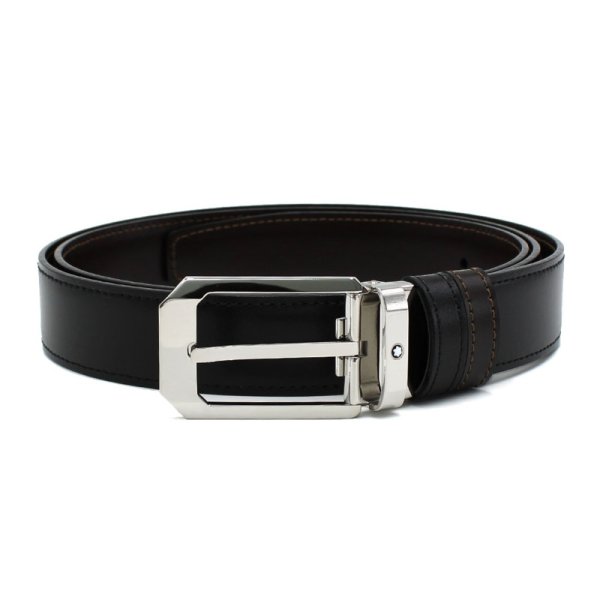 画像1: MONTBLANC モンブラン MB116579 BELT ベルト リバーシブル メンズ (1)