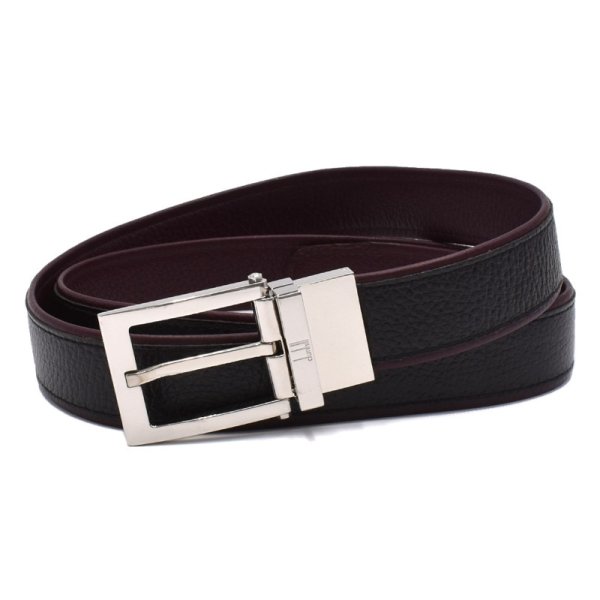 画像1: DUNHILL ダンヒル HPR260A42 ベルト BELT 回転式リバーシブル バックル ビジネス カジュアル メンズ (1)