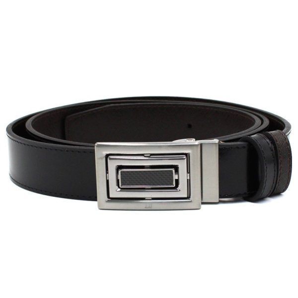 画像1: DUNHILL ダンヒル BPN125A42 ベルト BELT リバーシブル バックル ビジネス カジュアル メンズ (1)