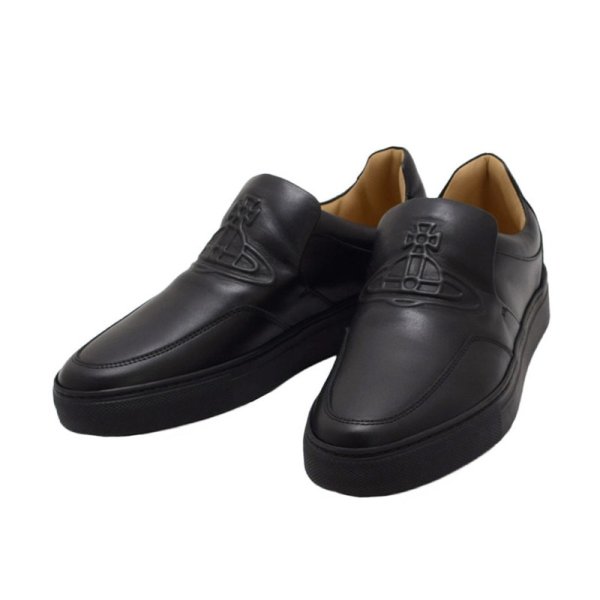 画像1: VIVIENNE WESTWOOD ヴィヴィアンウエストウッド CLASSIC SLIP-ON 75030008W-L0005-N401 スニーカー 靴 23SS スリッポン レディース #36 (1)