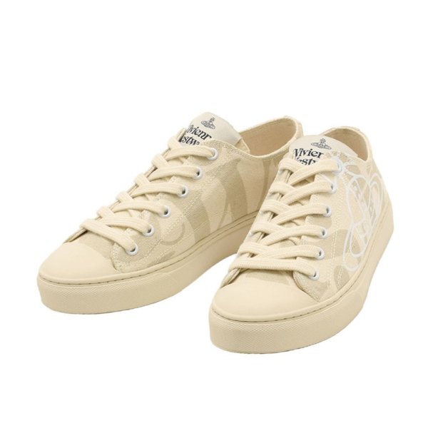 画像1: VIVIENNE WESTWOOD ヴィヴィアンウエストウッド PLIMSOLL LOW TOP 2.0 75020005W-W00JW-P203 スニーカー 靴 23SS レディース #36 (1)