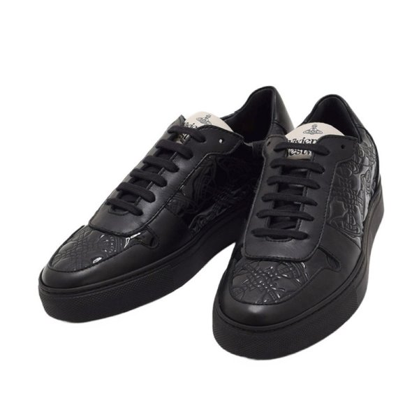 画像1: VIVIENNE WESTWOOD ヴィヴィアンウエストウッド CLASSIC TRAINER LOW TOP 75020002W-C001J-N401 スニーカー 靴 23SS レディース #36 (1)