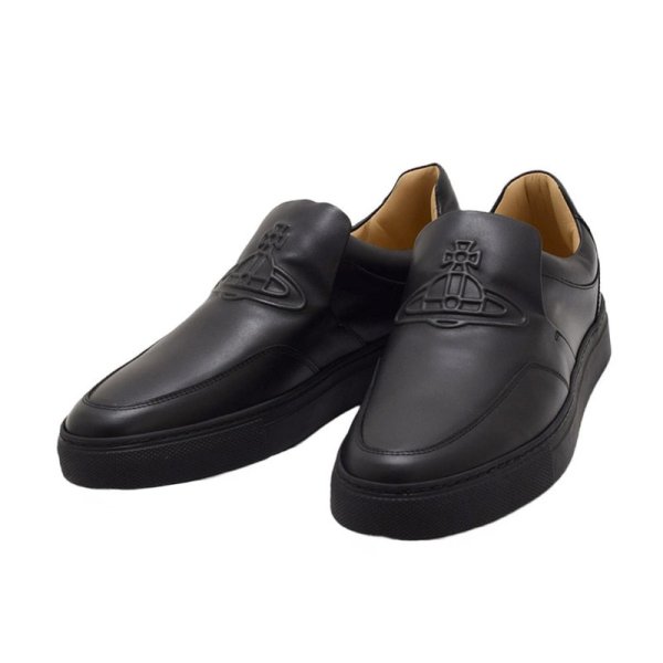 画像1: VIVIENNE WESTWOOD ヴィヴィアンウエストウッド CLASSIC SLIP-ON 75030008M-L0005-N401 スニーカー 靴 23SS スリッポン メンズ #40 (1)