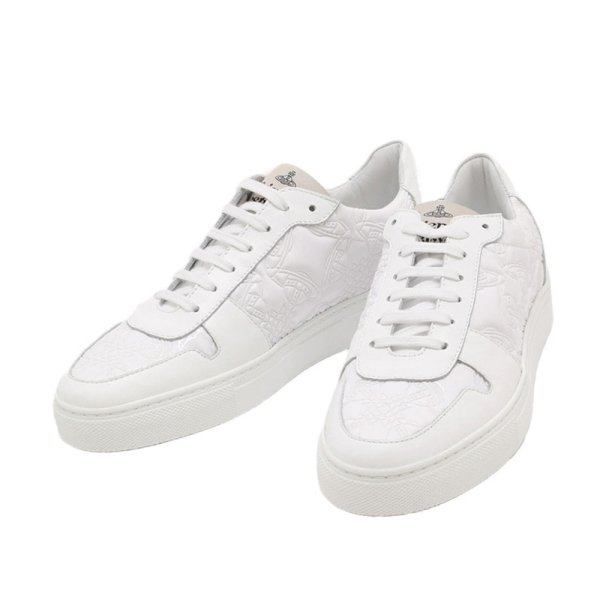 画像1: VIVIENNE WESTWOOD ヴィヴィアンウエストウッド CLASSIC TRAINER LOW TOP 75020002W-C001J-A401 スニーカー 靴 23SS レディース #37 (1)