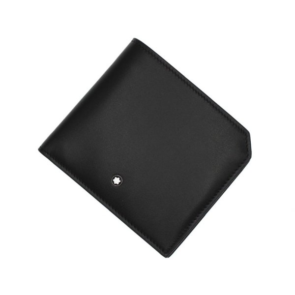 画像1: MONTBLANC モンブラン MB131247 マイスターシュテュック ソフト ウォレット コインケース付き 財布 WALLET メンズ レディース (1)