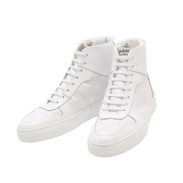 画像1: VIVIENNE WESTWOOD ヴィヴィアンウエストウッド CLASSIC TRAINER HIGH TOP 75010003W-C001J-A401 スニーカー 靴 23SS レディース #38 (1)