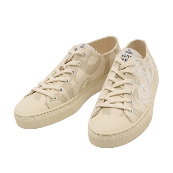 画像1: VIVIENNE WESTWOOD ヴィヴィアンウエストウッド PLIMSOLL LOW TOP 2.0 75020005M-W00JW-P203 スニーカー 靴 23SS メンズ #41 (1)