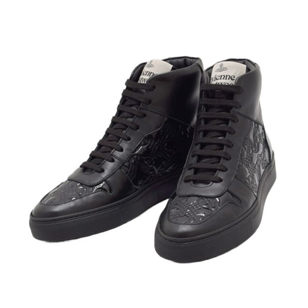 画像1: VIVIENNE WESTWOOD ヴィヴィアンウエストウッド CLASSIC TRAINER HIGH TOP 75010003W-C001J-N401 スニーカー 靴 23SS レディース #38 (1)