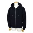 画像1: MOORER ムーレー NORCIA FELPA-RAF BLU NAVY ZIP HOODIE スウェットパーカー フーディ メンズ #46 (1)