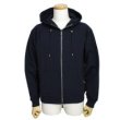 画像2: MOORER ムーレー NORCIA FELPA-RAF BLU NAVY ZIP HOODIE スウェットパーカー フーディ メンズ #46 (2)