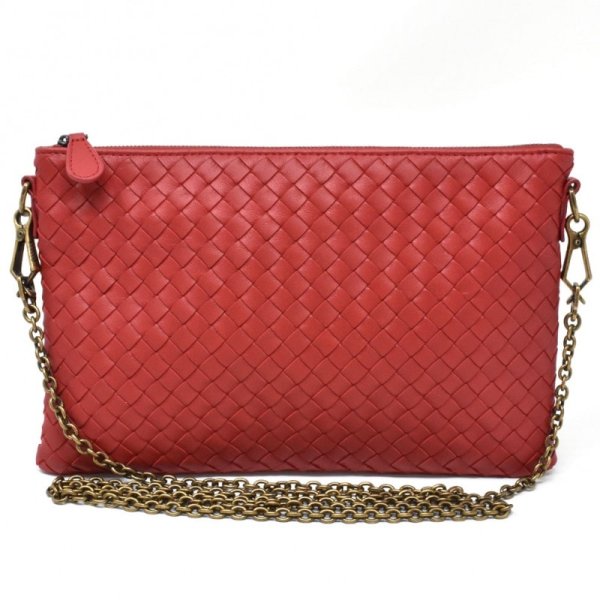 画像1: BOTTEGA VENETA ボッテガヴェネタ 510282 VO0AD 6411 チェーンウォレット ショルダーバッグ レディース (1)