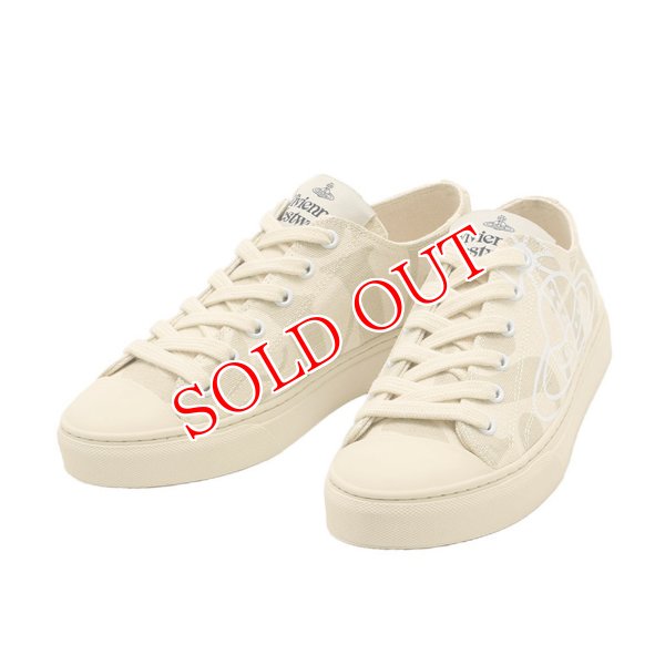 画像1: VIVIENNE WESTWOOD ヴィヴィアンウエストウッド PLIMSOLL LOW TOP 2.0 75020005W-W00JW-P203 スニーカー 靴 23SS レディース #36 (1)