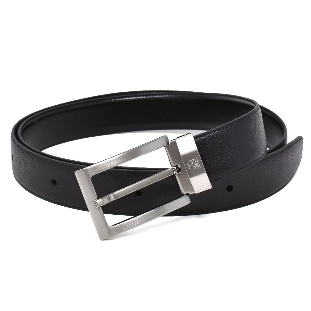 DUNHILL ダンヒル HPN240A42 ベルト BELT ブラッシュ ガンメタル ビジネス カジュアル メンズ