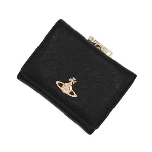 画像: VIVIENNE WESTWOOD ヴィヴィアンウエストウッド 51010018-L001N-N403 SAFFIANO SMALL FRAME WALLET 財布 3つ折り財布 レディース