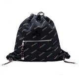 画像: Vivienne Westwood ヴィヴィアン ウエストウッド 43010031-11021-N301 BLACK バックパック デイパック リュック Hilary Drawstring Rucksack レディース