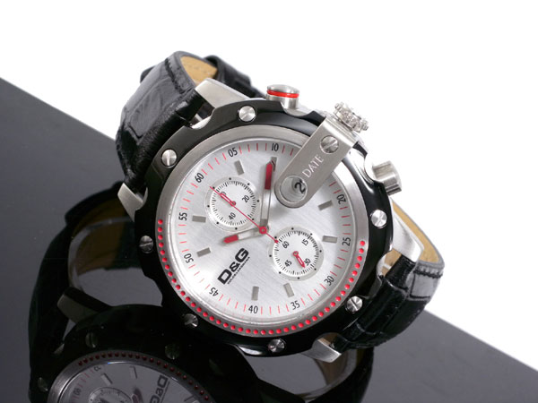 D&G TIME ドルチェ＆ガッバーナ LOU CRONO クロノグラフ腕時計 - 時計