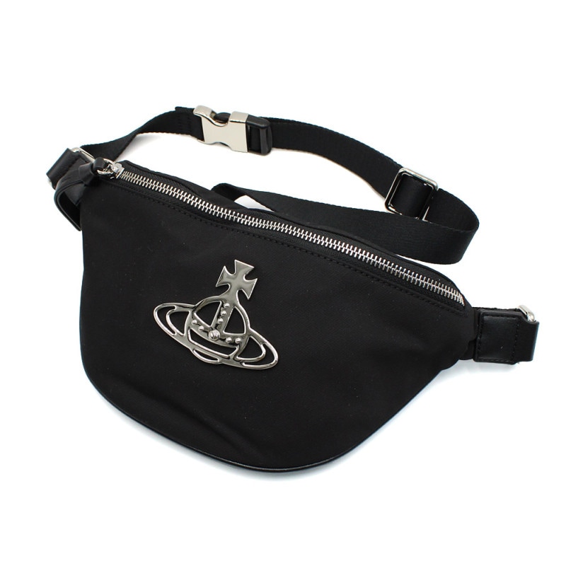 画像1: VIVIENNE WESTWOOD ヴィヴィアンウエストウッド 43070028-UW001Y-LA-N401 HILDA SMALL BUM BAG バッグ ウエストバッグ ボディバッグ メンズ レディース